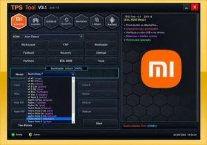 TPS Tool V3.1 para manutenção de celulares Android
