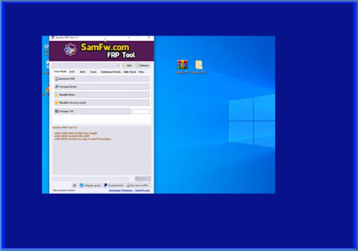 Baixar Ferramenta para desbloqueio FRP SamFw FRP Tool V3.1