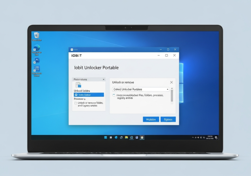 IObit Unlocker é um programa leve e gratuito que permite desbloquear arquivos e pastas bloqueados pelo sistema Windows
