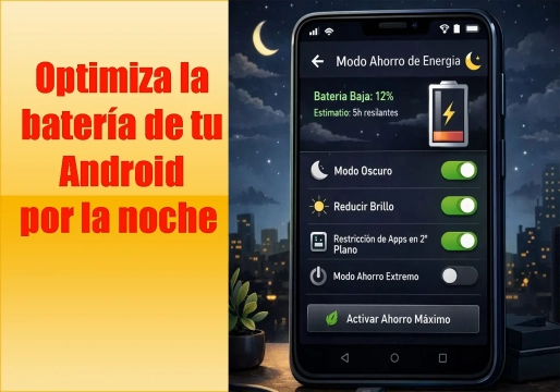 Problema de consumo excesivo de batería durante la noche en Android.