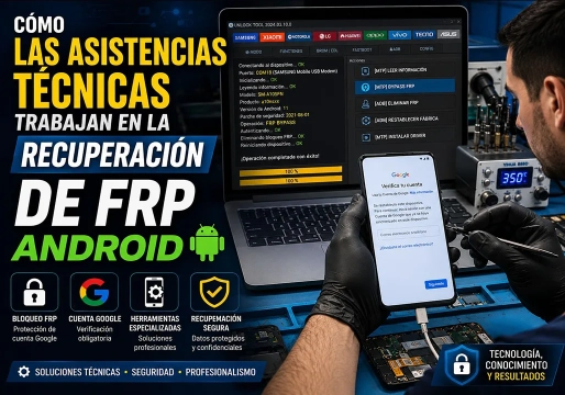 Comprenda cómo los técnicos realizan la recuperación FRP en teléfonos Android.