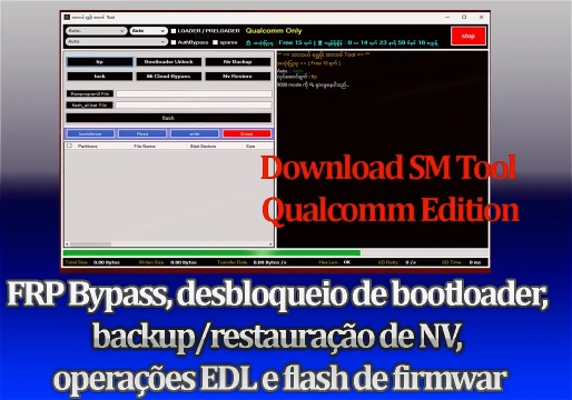SM Tool Qualcomm Edition Atualizada – Reparo Avançado para Smartphones Android